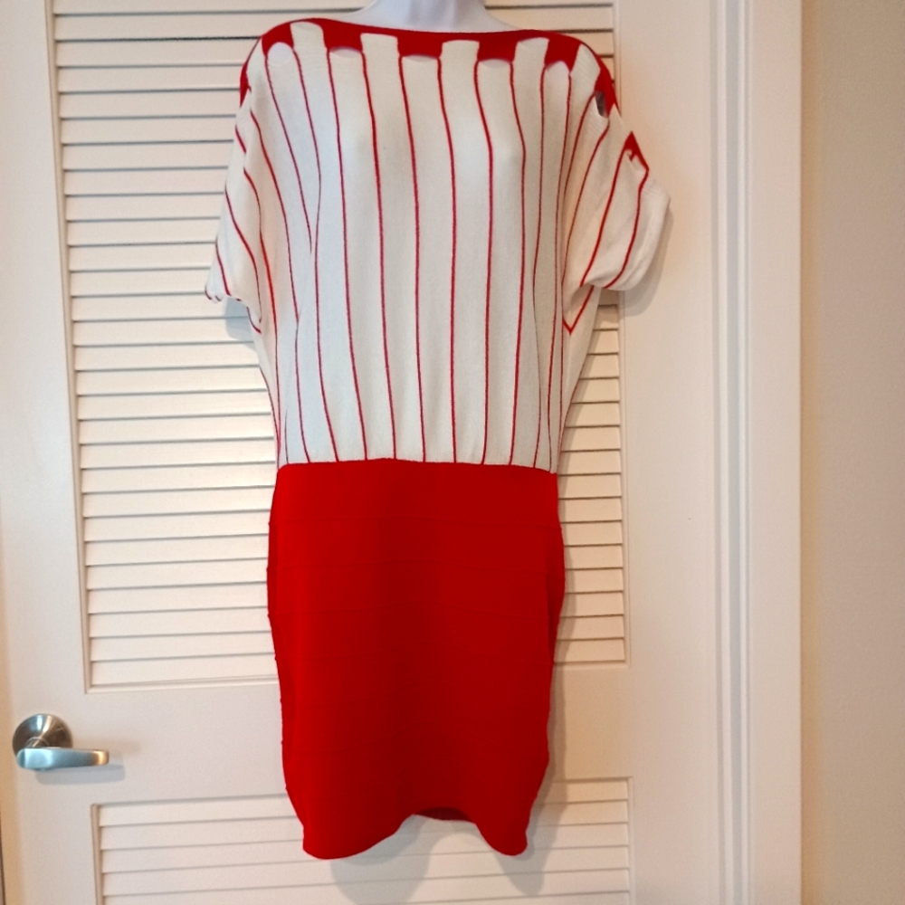 Pinklicious Red and White Striped Dress Perfect for Valentine's Day Size Unknown